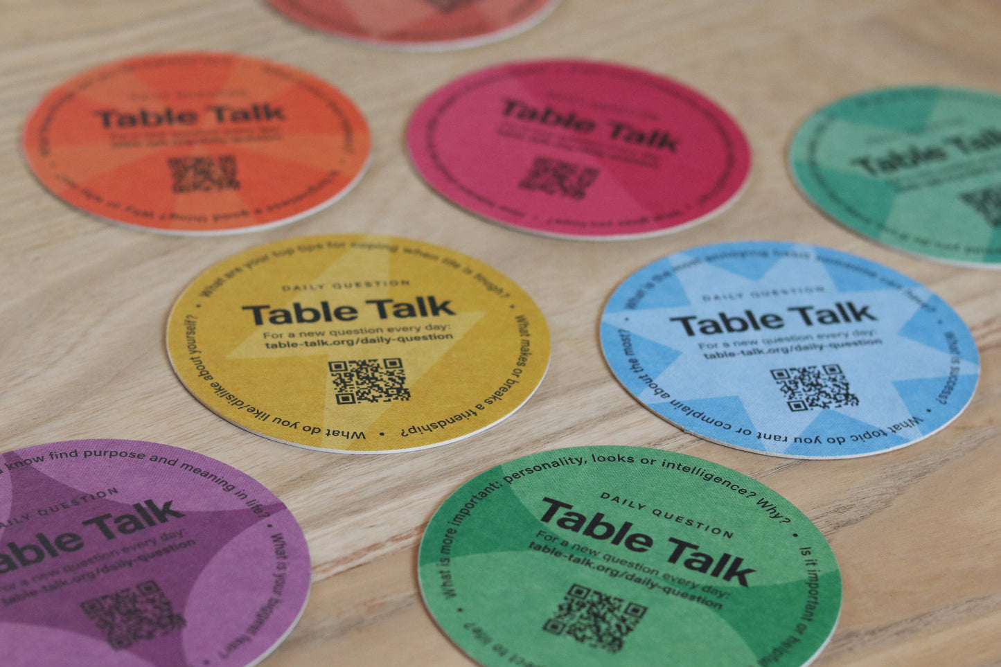 Table Talk Coasters