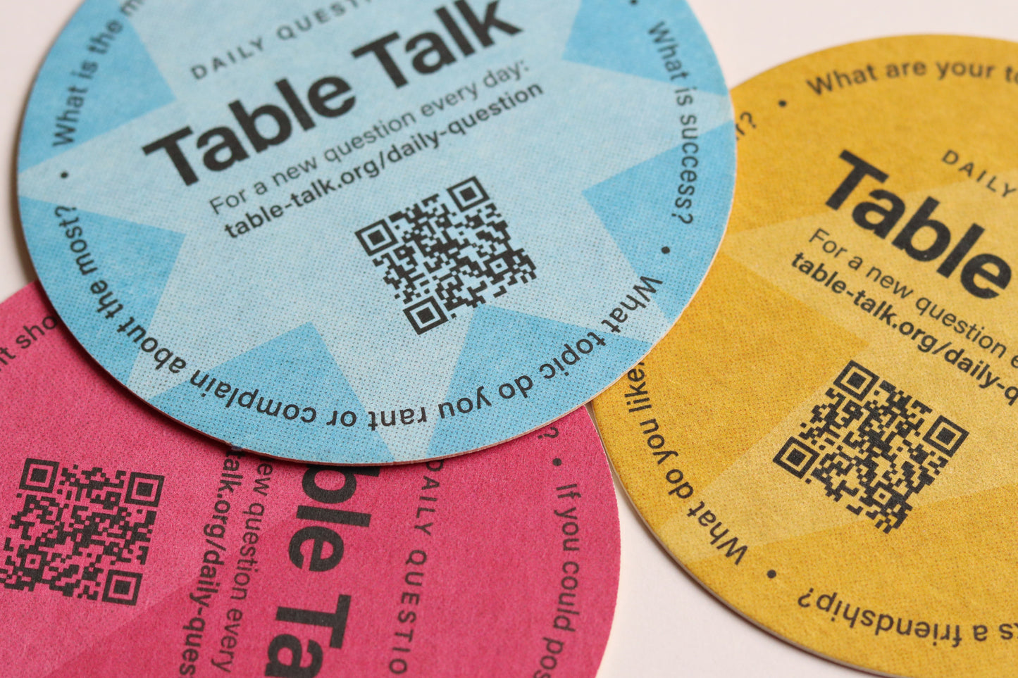 Table Talk Coasters