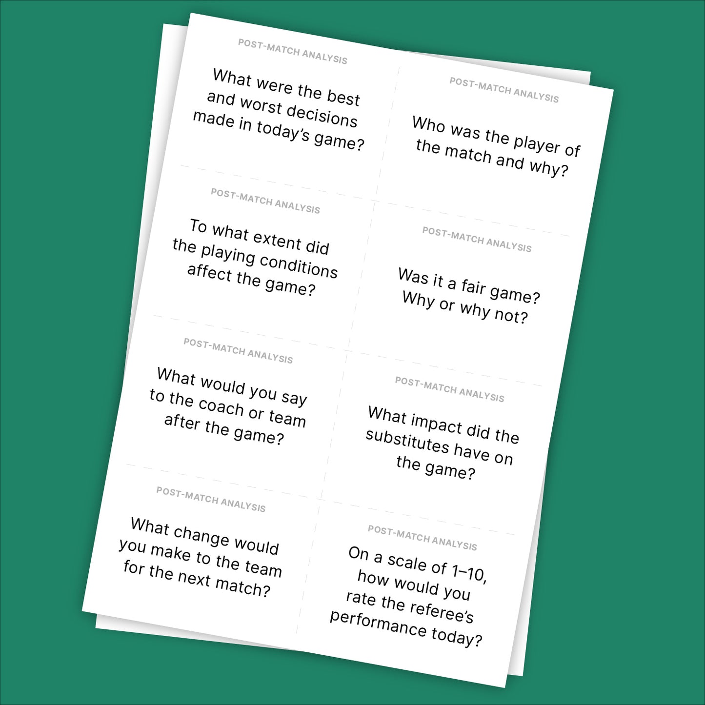 Table Talk for the Football World Cup