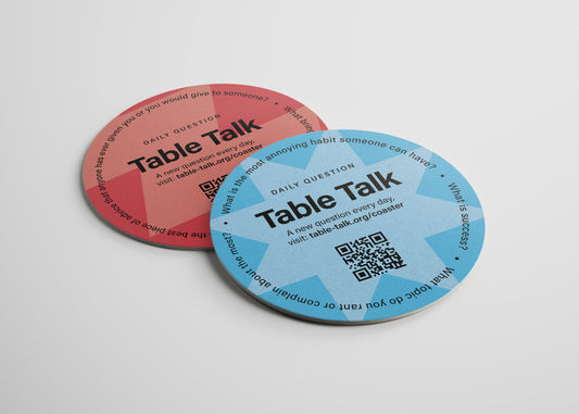 Table Talk Coasters — Preorder